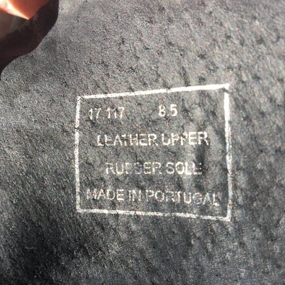 Brusque leather combat boot with pink rubber sole - Picture 5 of 6